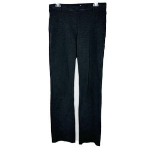Betabrand Women's Charcoal Gray Straight Leg Yoga Classic Dress Pants Sz L